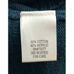 Apt. 9  Teal Blue Sweater Dress M Heathered Knit Cowl Neck Professional Cocktails Photo 7