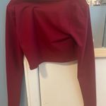 Wild Fable  Top Crop Long Sleeve red  Photo 1