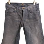 7 For All Mankind Crop Dojo Blue-Grey 5 Pocket Denim Jeans 28 Photo 1