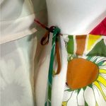 Jonathan Martin  vibrant and colorful tropical floral true wrap top size small Photo 4