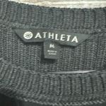 Athleta  Empire Falls Women's Sweater Charcoal Grey Size‎ M Photo 4