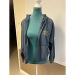 SKIMS  Lightweight Fleece Zip Up Hoodie Blue "Paradise Valley" Photo 3