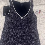 Brandy Melville Flori Black V-encote cotton top Photo 2