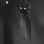 River Island  Black Faux Leather Pants Sz 12 Photo 8