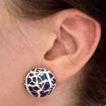 Vintage Blue and White Clip Photo 4