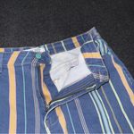 Judy Blue Plus Size Multicolor Striped High Rise Frayed Denim Shorts 1XL Photo 7