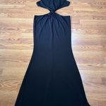 Retrofête black bodycon cut-out maxi RAVEN DRESS size XL Photo 11