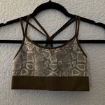 Bombshell sportswear NWOT Sports Bra Size XS Brown Animal Print Pattern Photo 0