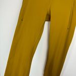 Lululemon Power Thru High Rise Leggings Sz 8 Gold Spice Side Pockets Photo 9