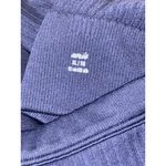 Aerie NEW Navy Blue Ribbed High Neck Sports Bra Tops Womens Size XL Extra Large Photo 2