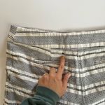 Loft Ann Taylor  The Riviera Short Women’s size 12 black and white striped tweed Photo 7