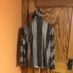 Vintage 70s space dyed bell sleeve hooded sweater Brown Size M Photo 7