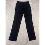 Veronica Beard ‎ scuba pants front seam leg slit black 2 Back Zip Slim Fit Photo 8