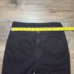 Boutique Women's Black High Rise Flare Distressed Raw Hem Denim Jeans Size Small Photo 4