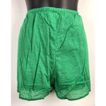 Ottod'Ame Green Eyelet Palazzo Pants Wide Leg Cutout Detail w/ Bloomers Size 8 Photo 9