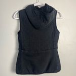 The North Face  black reversible black quilted hooded vest size small Photo 3