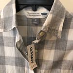 Old Navy Boyfriend Plaid Flannel Button-up, XS NWT Photo 2