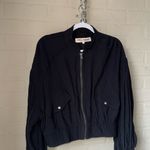 Free People jacket NEW On Pointe Bomber Black small Photo 1