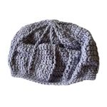 Lilac Knit Beanie Purple Photo 2