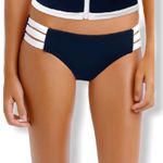 Seafolly  Multi‎ Strap Hipster Bikini Bottom Indigo New Size 6 Photo 4