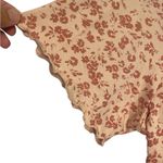 Kensie Kenzie Boxie Crop Tee Women 2X Pink Chalk Washed Floral Short Sleeve NWT Casual Photo 8