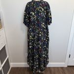 Mii Collection S Small Maxi Dress Dark Floral Tiered Academia Boho Oversized Black Photo 7