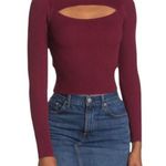 BDG Urban Outfitters laser cutout turtleneck long sleeve crop sweater Medium Photo 0