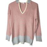 Wear for Good Whitney Striped Hoodie Red White & Blue Photo 0
