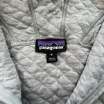 Patagonia Gray Quilted Zip-Up Hoodie women’s size medium Photo 6