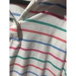 Vtg Winners Choice Womens Striped Polo Shirt Long Sleeve Casual Pullover Top L White Size L Photo 2
