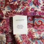 One World  Boho Pleated Tassel Tie‎ Peasant Top Photo 6