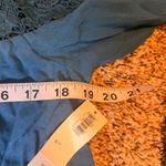 Old Navy Old Navy Teal Lace Top Long Sleeve Blouse Casual Flowy Boho Small Photo 3