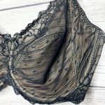 Chantelle Black Lace Rive Gauche Full Coverage Underwire Bra Size 40DDDD Photo 6