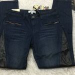 Cello Jeans motto skinny denim with Faux leather Patch detail Women's Size 9 Photo 4
