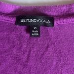 Beyond Yoga  Brushed Knit V-Neck Sweatshirt Soft Comfy Purple Xsmall oversized Photo 6
