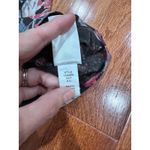 Lucky Brand Womens Floral Print Short Sleeve T Shirt Top M Black Pink Blue Photo 3