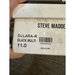 Steve Madden  Delara‎ black mesh rhinestone shoes Mary Jane Ballet Size 11 Photo 9