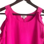 Umgee Women Top S Pink Ruffle Vibrant Girly Festival Vacay Resort Cruise NEW Photo 10