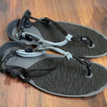 M7/W8 Xero Barefoot Minimalist Rope Rubber Sandals Adjustable Strap Unisex Black Size 8 Photo 0