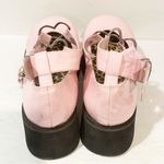 Demonia ‎ Size 12 Baby Pink Patent SPRITE-02 Platform Heart Buckle Shoes Photo 4