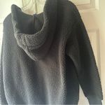 Old Navy Maternity Brown Sheepskin Shearling Fleece Sweatshirt Womens Med Hoodie Photo 5