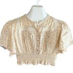 Jaase  flutter sleeve cropped top Photo 0