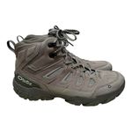 NEW Oboz Sawtooth X Mid Rockfall Leather Waterproof Hiking Boots Size 9.5 Gray Photo 1