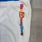 Disney  Parks White Rainbow Cropped Sweatpants - New - Size 22/24 Photo 2
