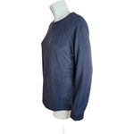 Denim & Co . Comfort Zone Baby Sherpa Crewneck Pullover Sweatshirt Black Small Photo 4