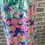 Lilly Pulitzer  BLYTHE TANK DRESS MINI CASA AZUL FLORAL PRINT WOMENS SIZE LARGE Photo 8