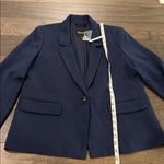 Madewell New With Tags Dorset Crop Blazer in Easygoing Crepe Sz M Photo 7