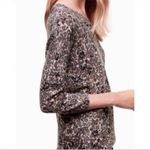 Aritzia Wilfred Balzac Leopard print light sweater size Medium Brown Photo 9