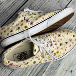 Vans  Era Floral Print Canvas Sneakers Flowers Lace-Up Skate Shoes 9 Photo 0