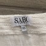 Sabo Skirt  White three button oversized cardigan Photo 1